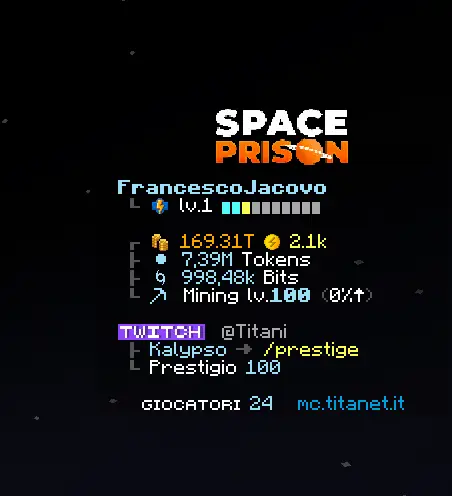 Aggiornamento Space Prison Titanet 1